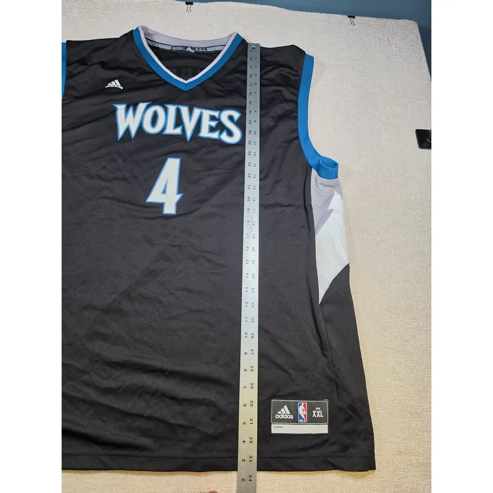 Adidas Minnesota Timberwolves Wesley Johnson Jersey Mens 2XL NBA Black #4
